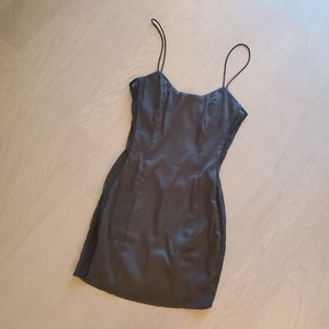*SOLD* Super Down Satin Lace Dress
